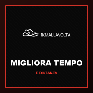 allenamento corsa personalizzato PRO 1KM alla volta